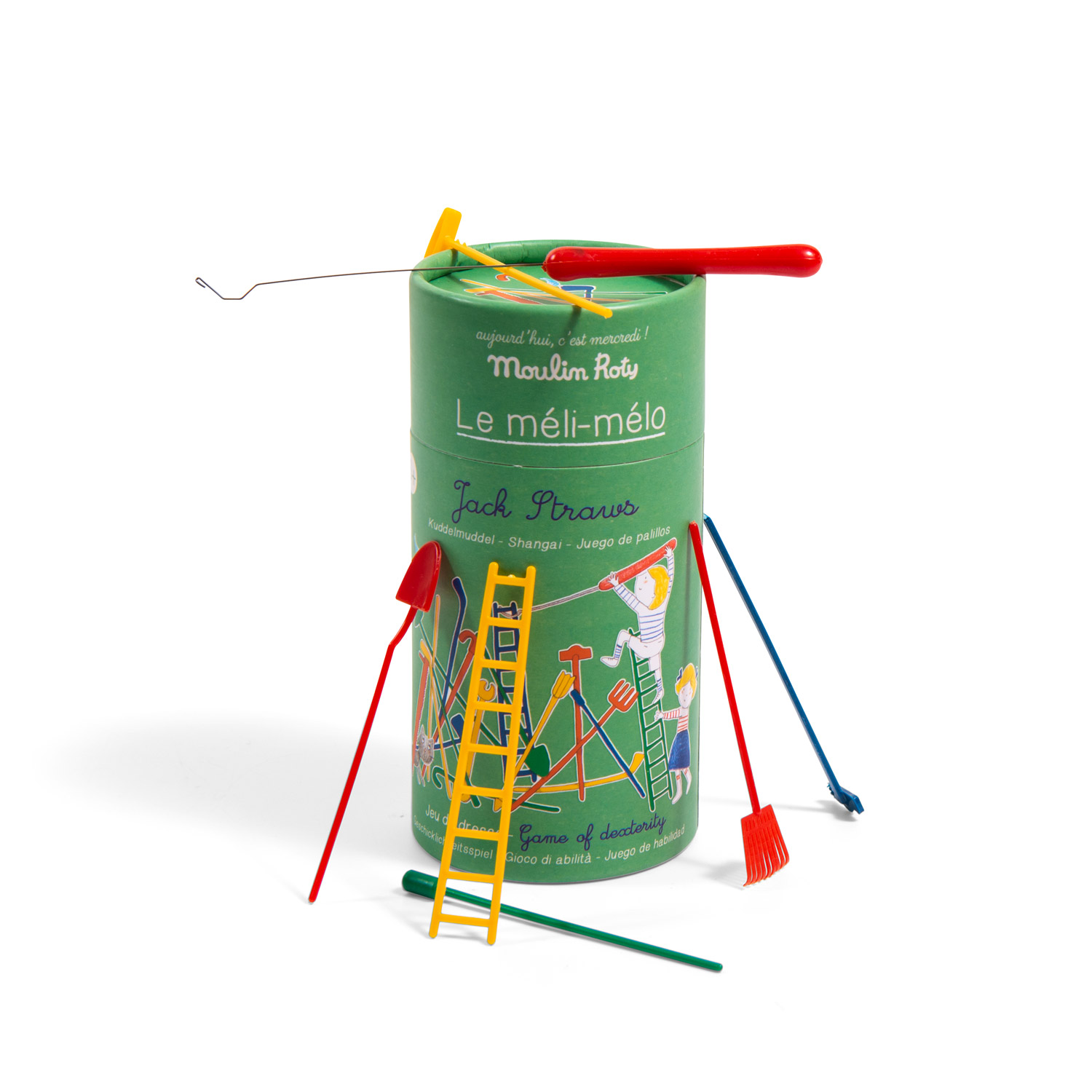 Aujourd’hui c'est Mercredi jack straws Moulin Roty Little Snail